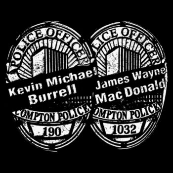 FALLEN COMPTON COPS - TODDLER PREMIUM T-SHIRT - BLACK - HZPERD Design