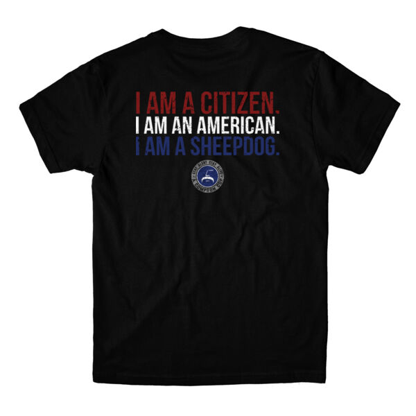 I AM A SHEEPDOG - PREMIUM UNISEX S/S TEE - BLACK Thumbnail