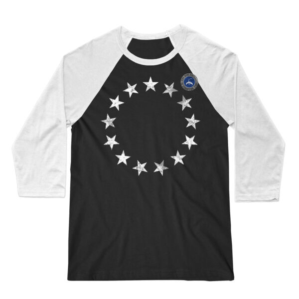 BETSY ROSS - PREMIUM UNISEX 3/4 SLEEVE RETRO RAGLAN - BLACK/WHITE Thumbnail