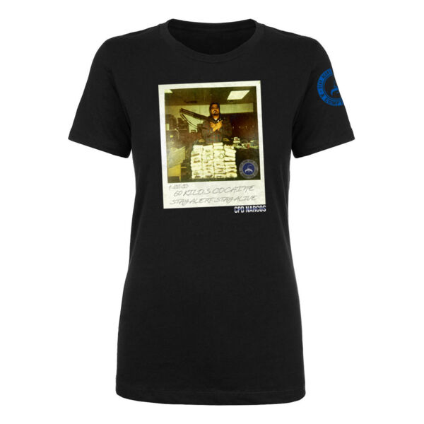 CPD NARCOS - PREMIUM WOMEN'S S/S TEE - BLACK Thumbnail
