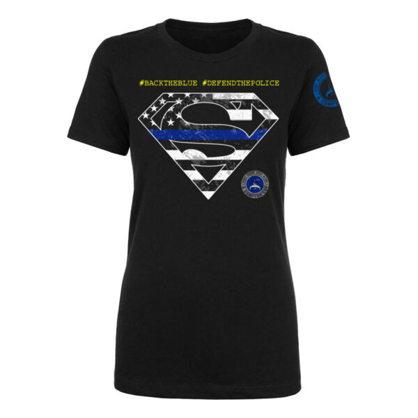 DEFEND THE POLICE - WOMEN'S PREMIUM S/S TEE - BLACK Thumbnail