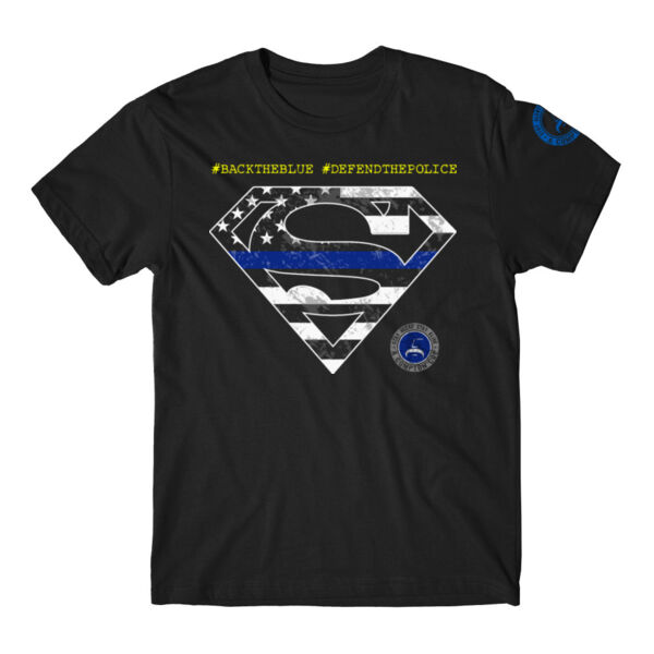 DEFEND THE POLICE - MEN'S PREMIUM S/S TEE - BLACK Thumbnail