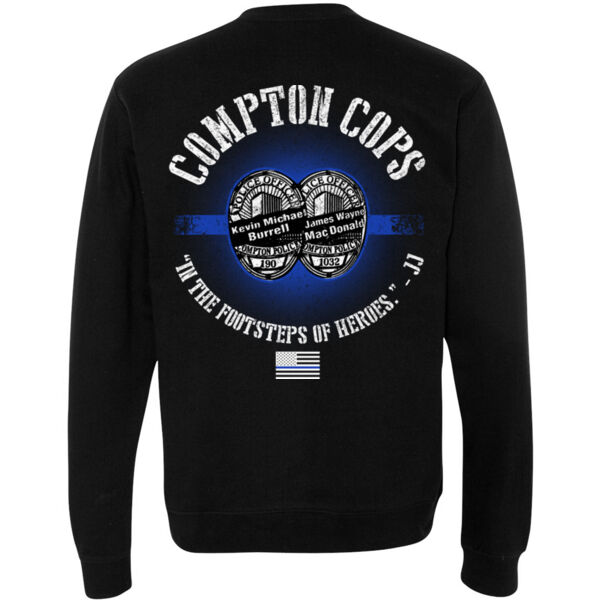 FALLEN COMPTON COPS - MEN'S PREMIUM CREWNECK - BLACK - HKQT1P Thumbnail